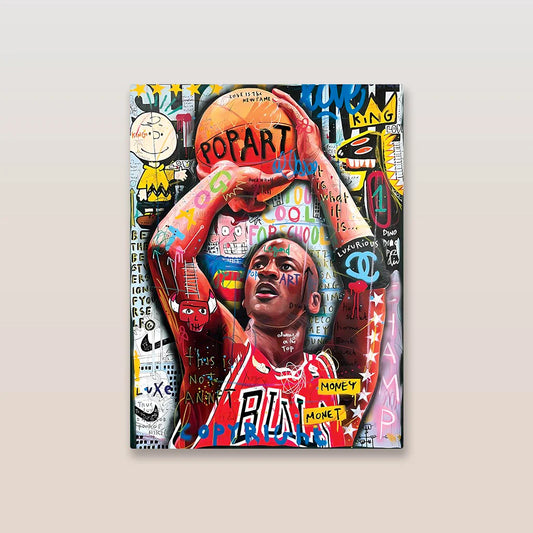 Michael Jordan Pop Art Poster