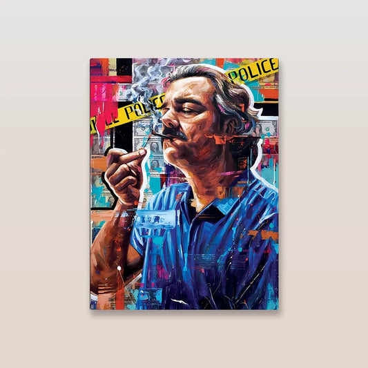 Pablo Escobar Pop Art Poster