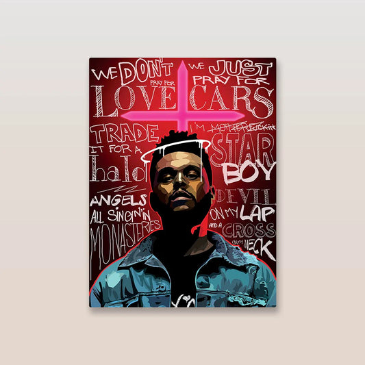 The Weeknd Pop Art Poster