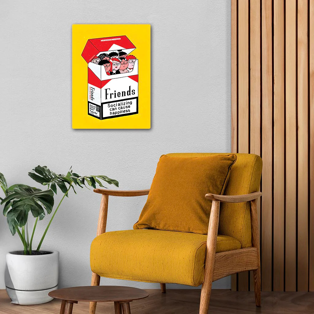 Friends Art Metal Poster
