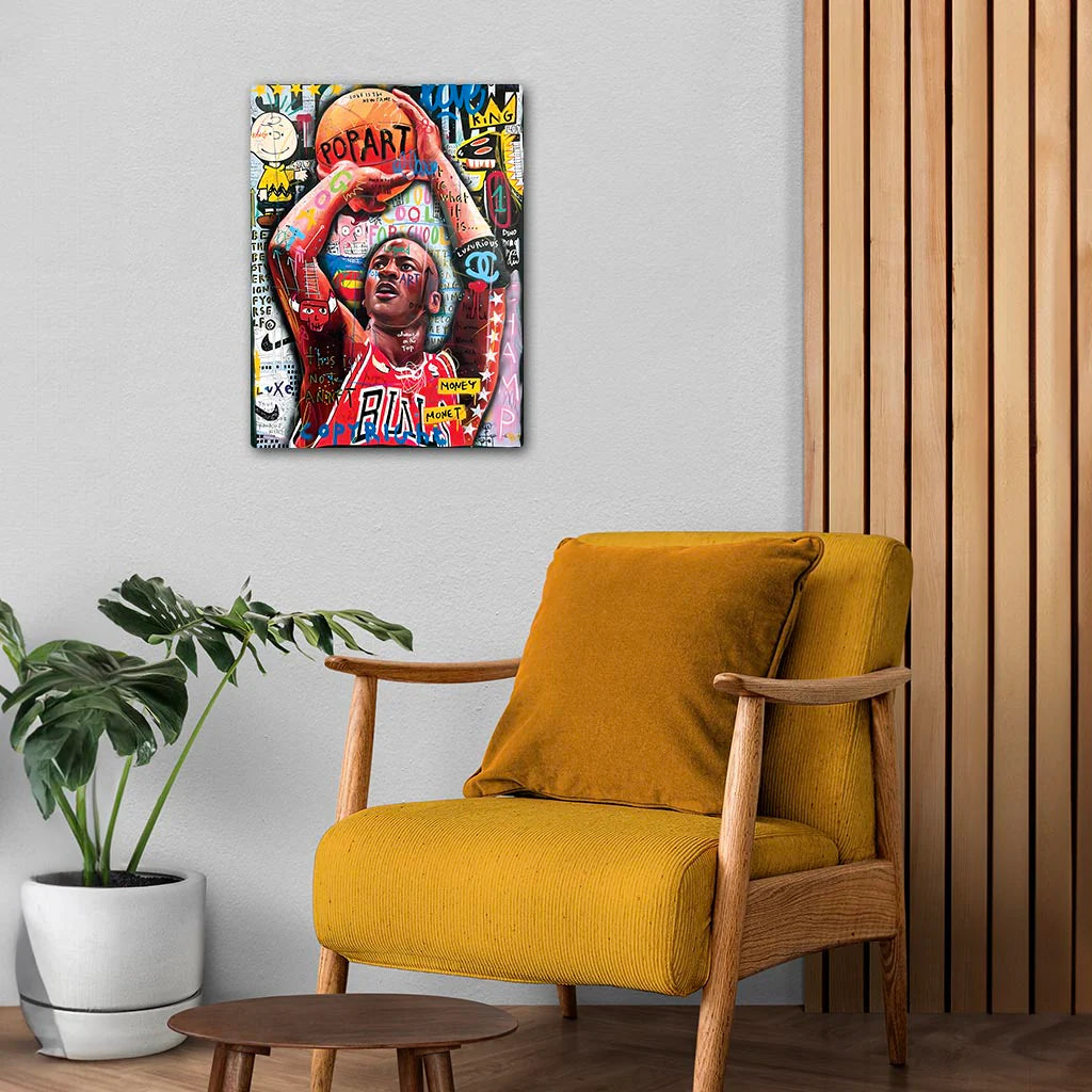 Michael Jordan Pop Art Poster