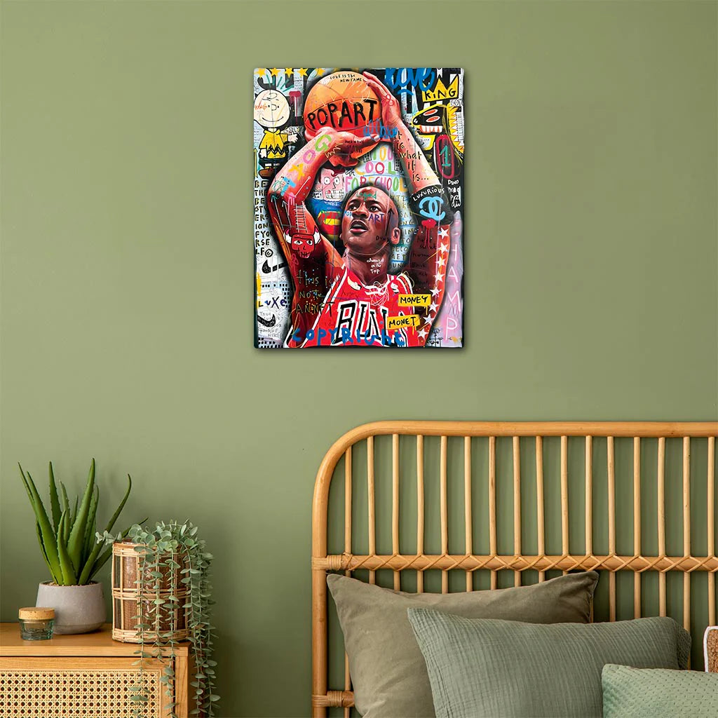 Michael Jordan Pop Art Poster