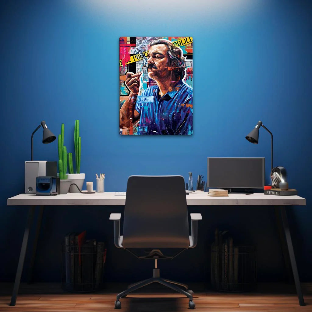 Pablo Escobar Pop Art Poster