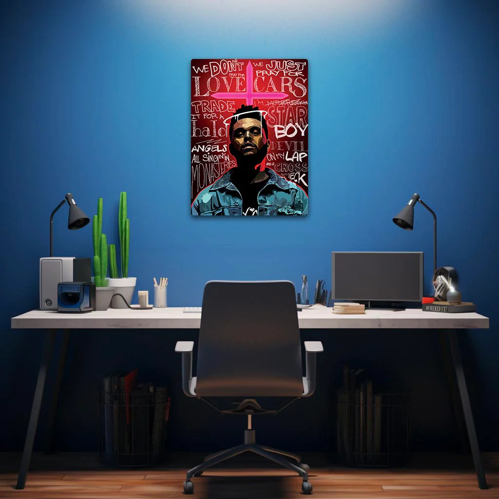 The Weeknd Pop Art Poster