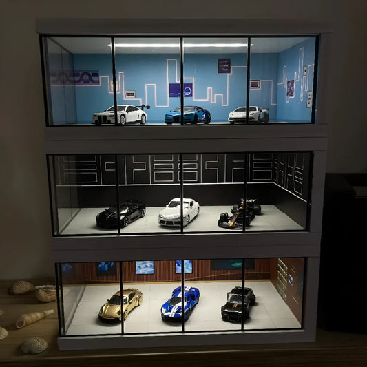 LUXURY MINIATURE CAR SHOWROOM FOR 1:24, 1:43 & 1:64 MODELS