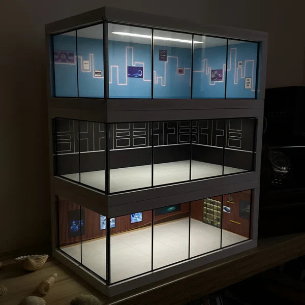 LUXURY MINIATURE CAR SHOWROOM FOR 1:24, 1:43 & 1:64 MODELS