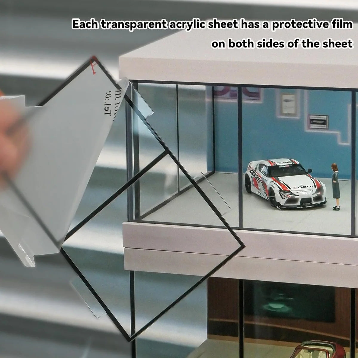 LUXURY MINIATURE CAR SHOWROOM FOR 1:24, 1:43 & 1:64 MODELS