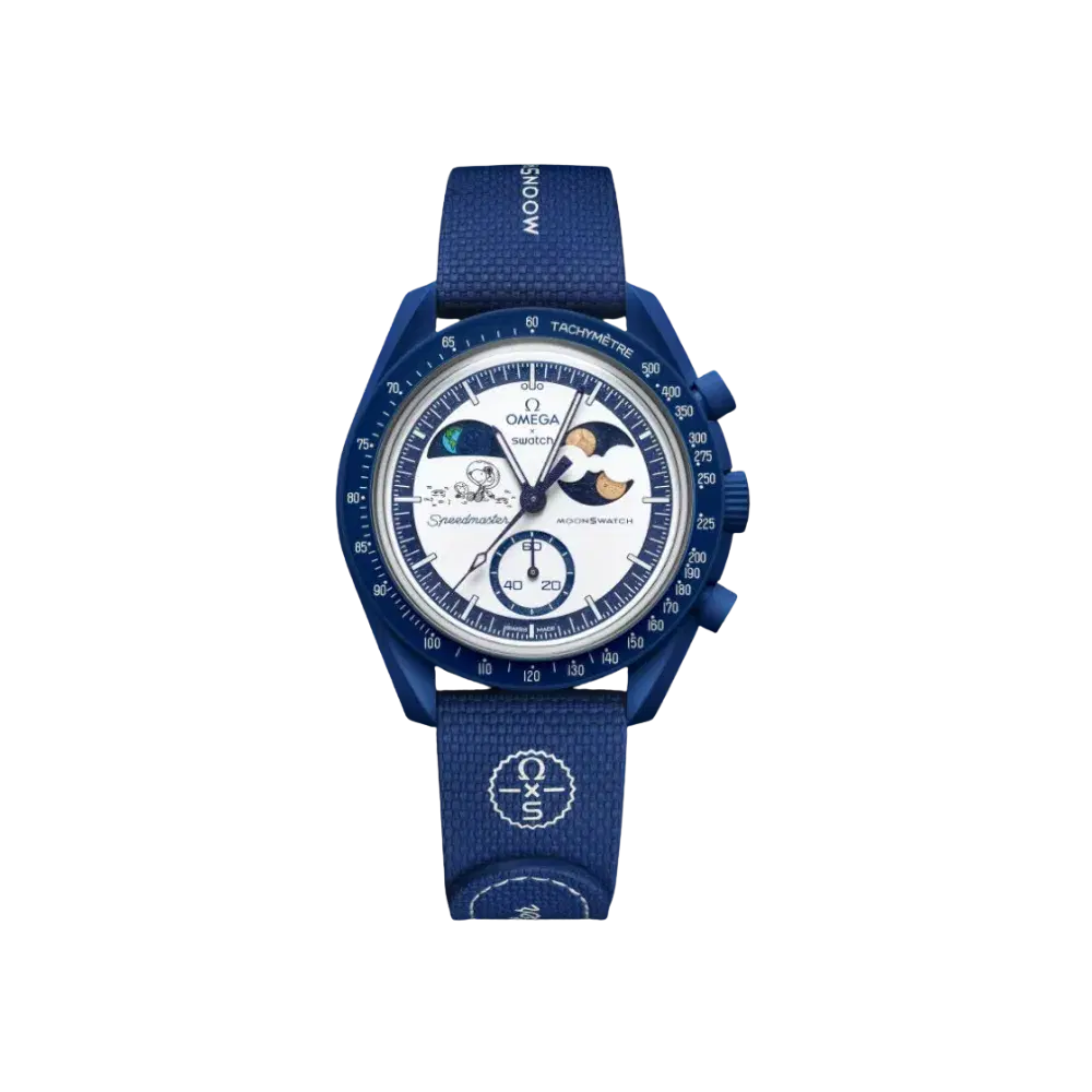 Swatch X Omega Mission To Earthphase Moonshine Gold