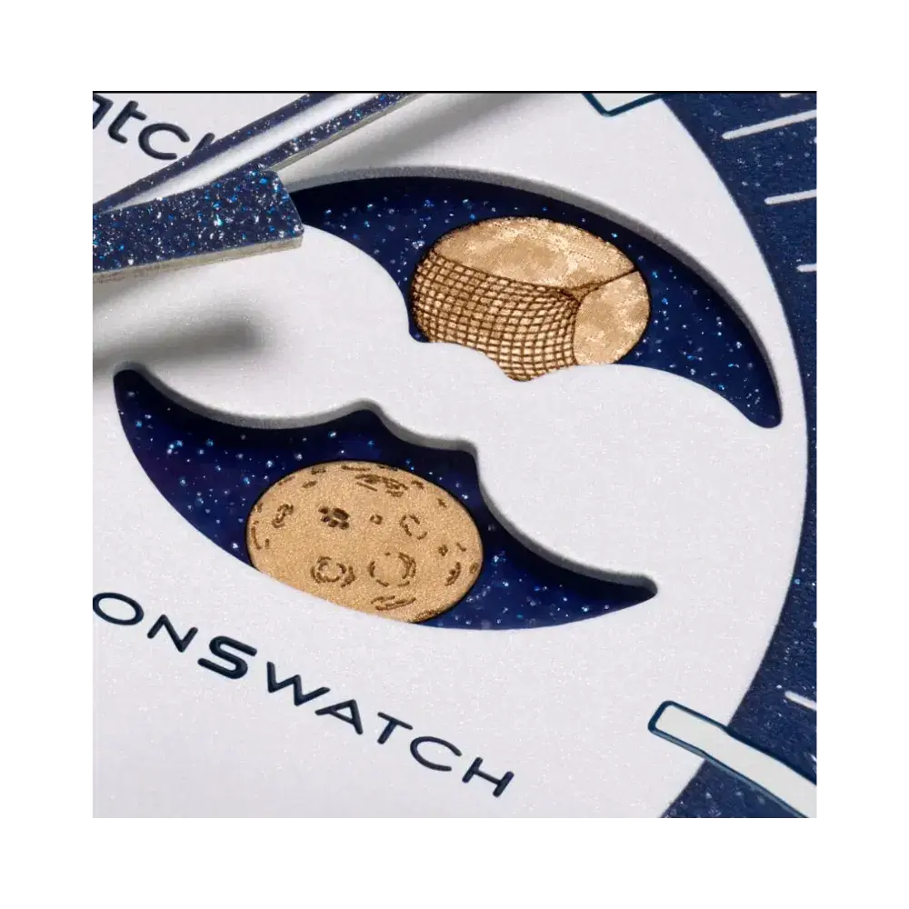 Swatch X Omega Mission To Earthphase Moonshine Gold
