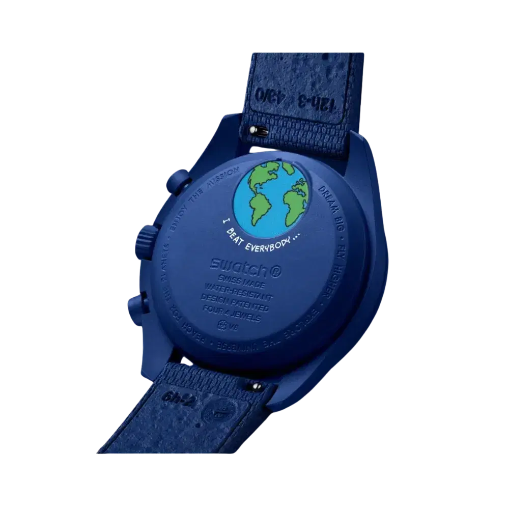 Swatch X Omega Mission To Earthphase Moonshine Gold