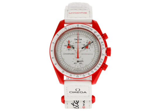 Swatch X Omega Bioceramic Moonswatch Mission To Mars So33r100