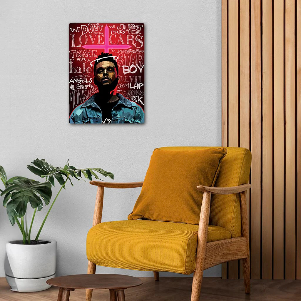 The Weeknd Pop Art Poster