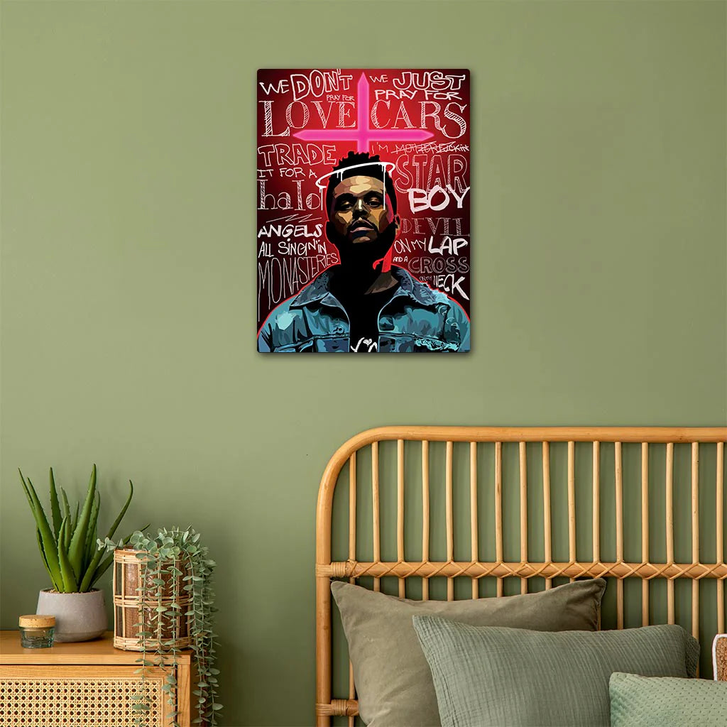 The Weeknd Pop Art Poster