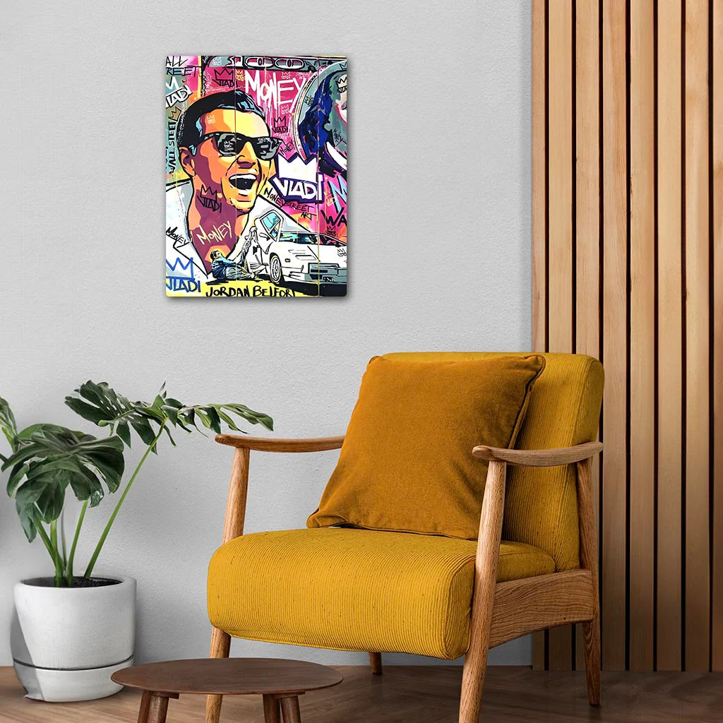 Jordan Belfort Pop Art Poster