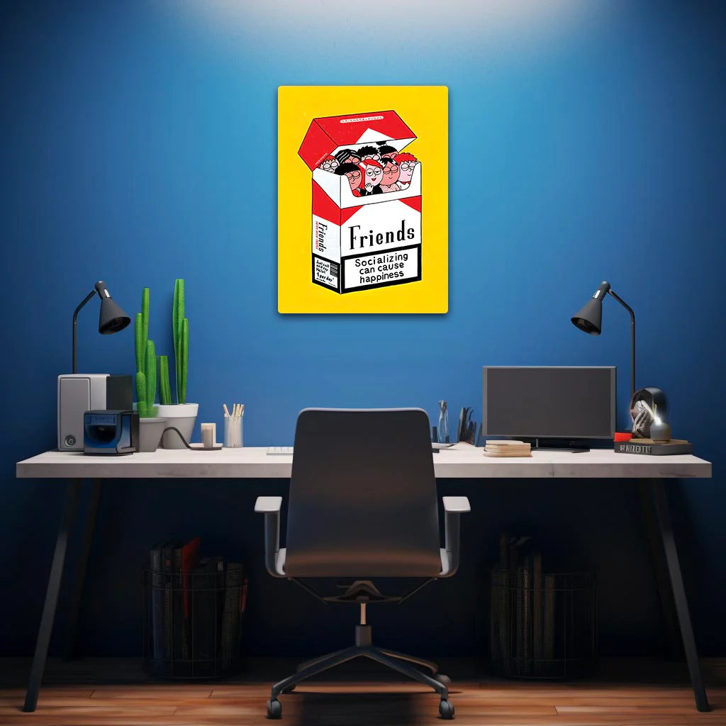 Friends Art Metal Poster